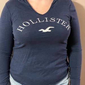 Hollister Long sleeve hooded tshirt
